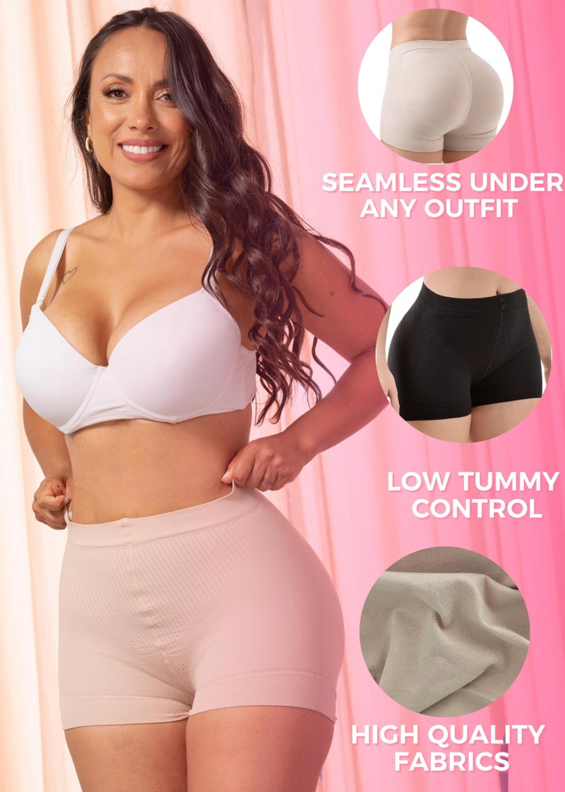 LT.ROSE 21996 Calzones Levanta Gluteos Colombianos Butt Lifter Shapewear Body Waisted Shaper Lifting Enhancer Panties Faja Shorts for Women Black M - Image 4